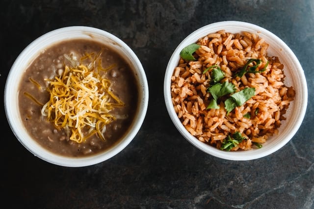 Rice and Beans.