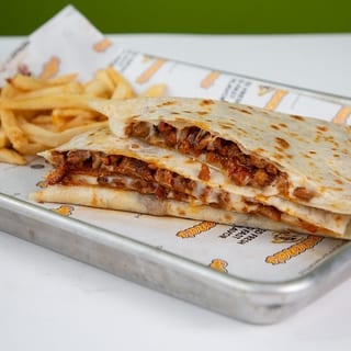 Adobada (marinated pork) Quesadilla