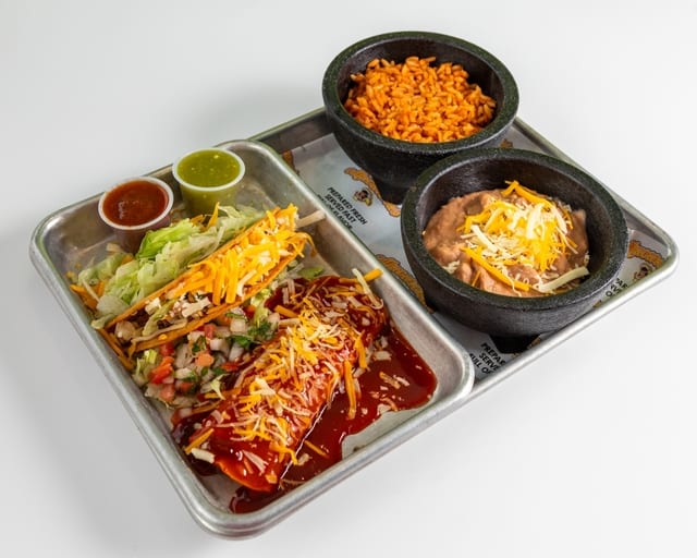 3. Enchilada and Taco.