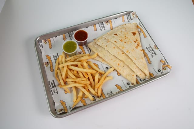 Cheese Quesadilla.