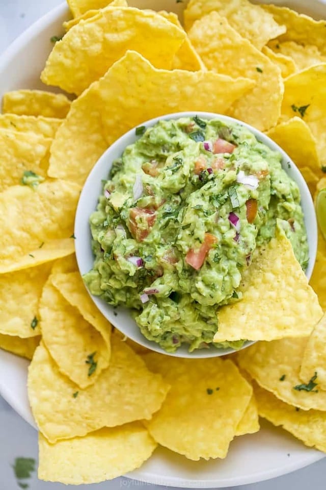 Chips and Guacamole.