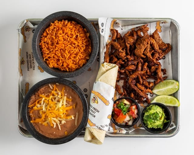 11. Carne asada plate.
