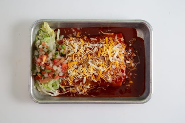 Beef Enchiladas.