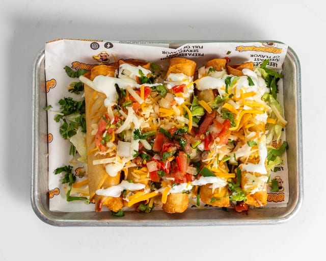 3 with cheese Taquito.