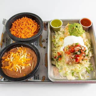 9. Chimichanga plate
