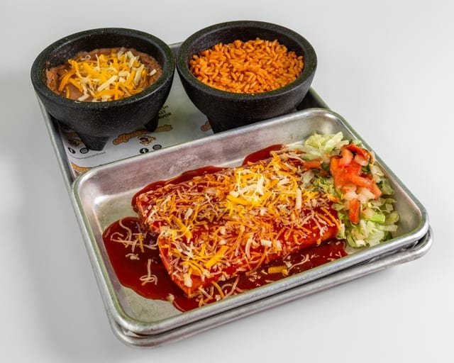 2. Two enchiladas.