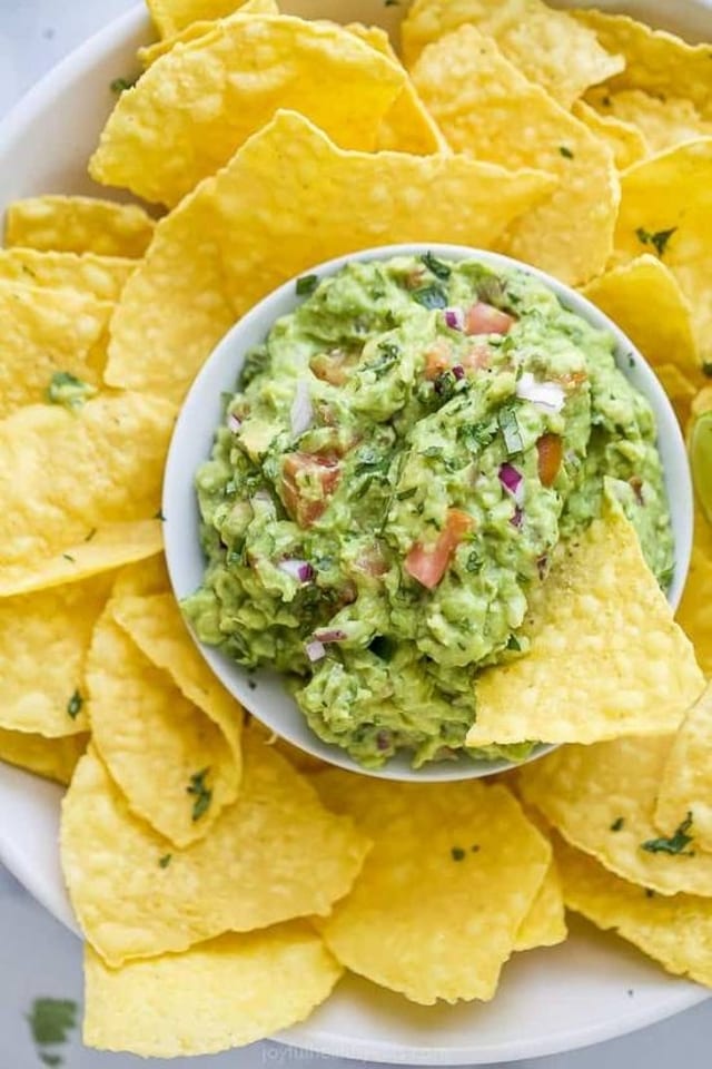 Chips and Guacamole.
