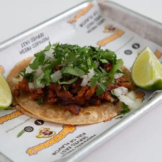 Adobada (marinated pork) Street Taco