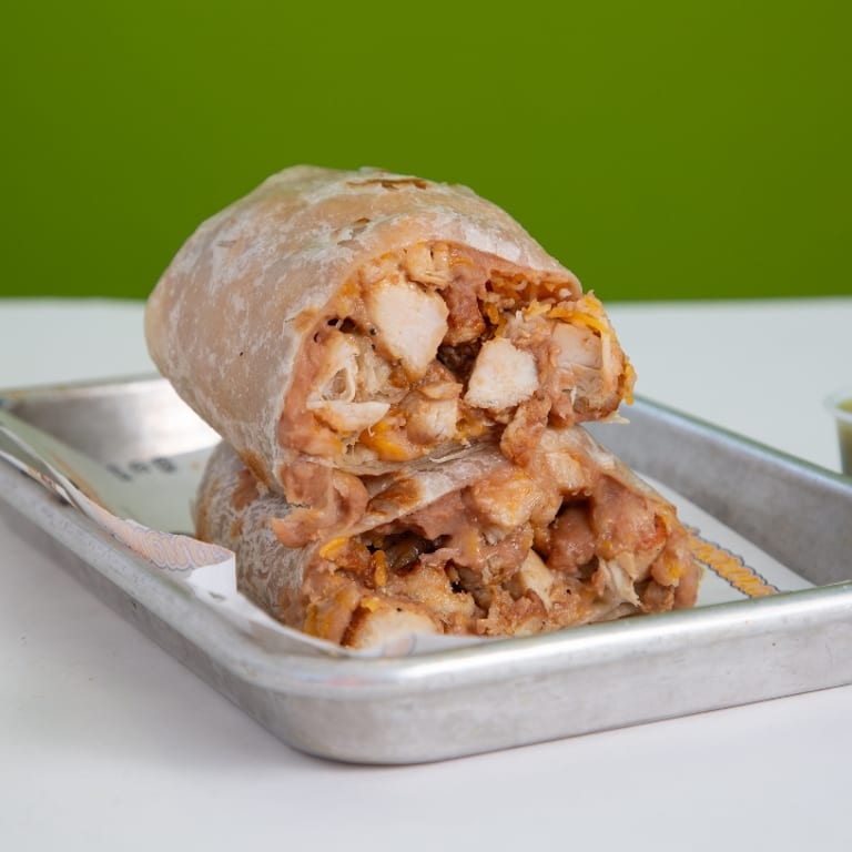Delicious Chicken Burrito