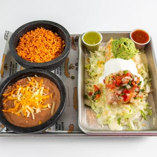 9. Chimichanga plate