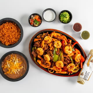 14. Fajitas chicken, steak and shrimp