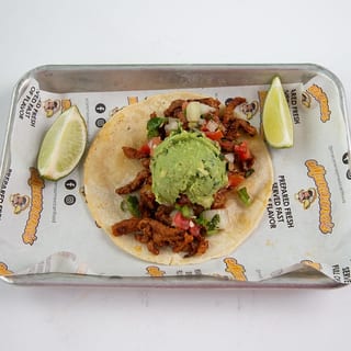Adobada (marinated pork) Taco